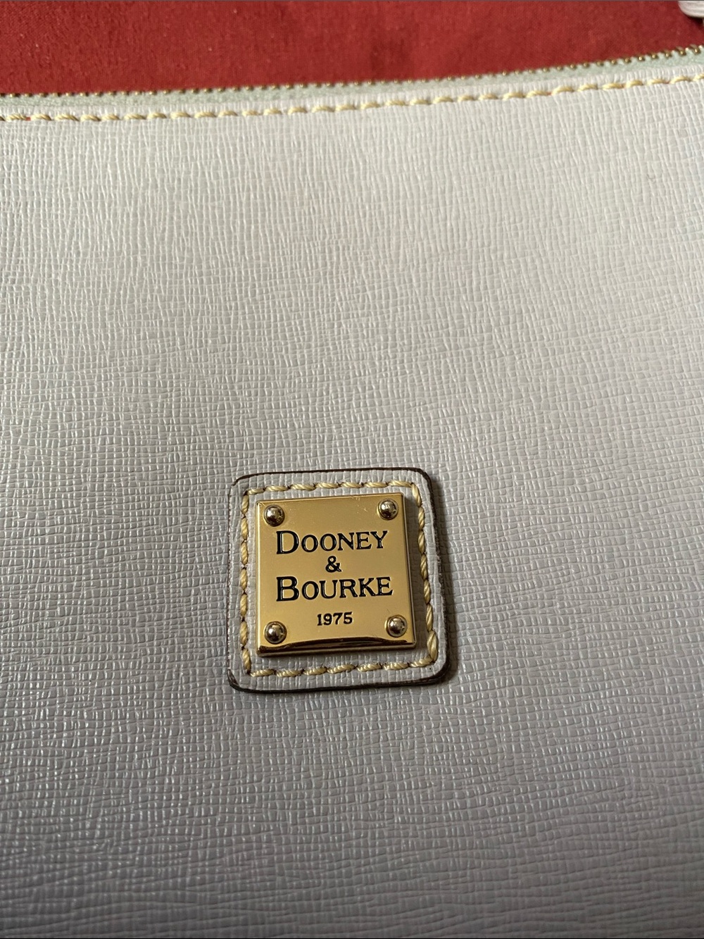 Dooney & Bourke Gray Leather Crossbody - Picture 2 of 7